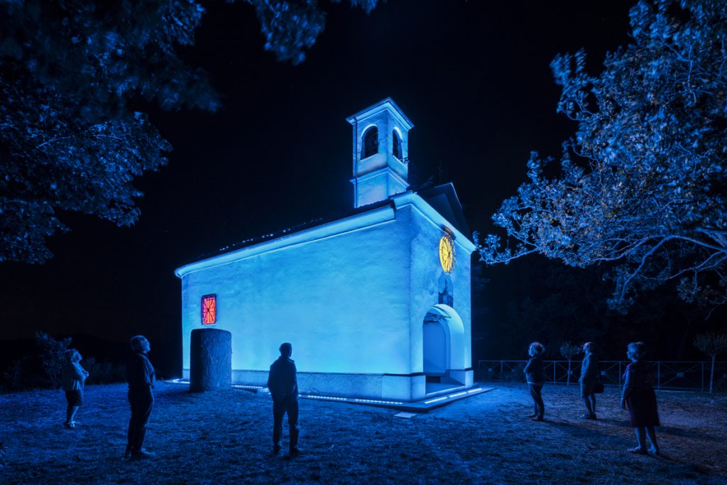Chiesetta di Montei – Notturno